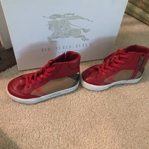 Original Burberry toddler sneakers
